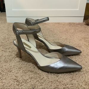 Louise et Cie Esperance Heel in Silver